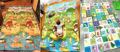 Double-Sided Baby Play Mat – Soft, Educational & Waterproof (180x120cm)