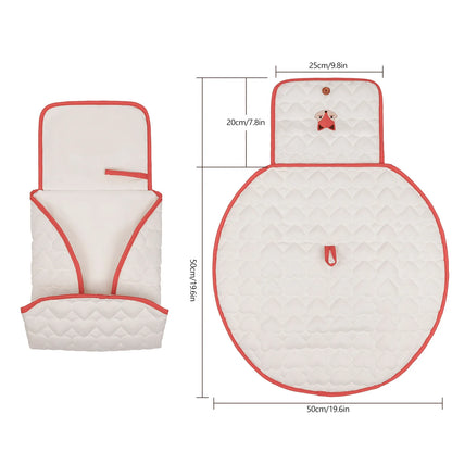 Foldable Waterproof Baby Changing Pad – Large 70×50 cm