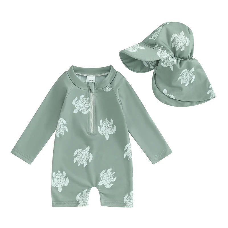 Lullaby Swimsuit with Swim Cap