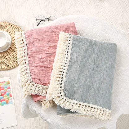 Lullaby Muslin Cotton Baby Blanket