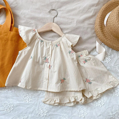 Soft and Airy Floral Cotton Set - 2Pcs