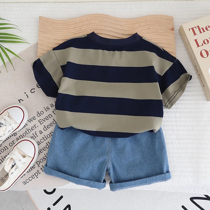 Lullaby Striped Summer Set