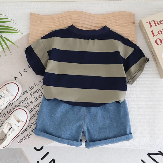 Lullaby Striped Summer Set