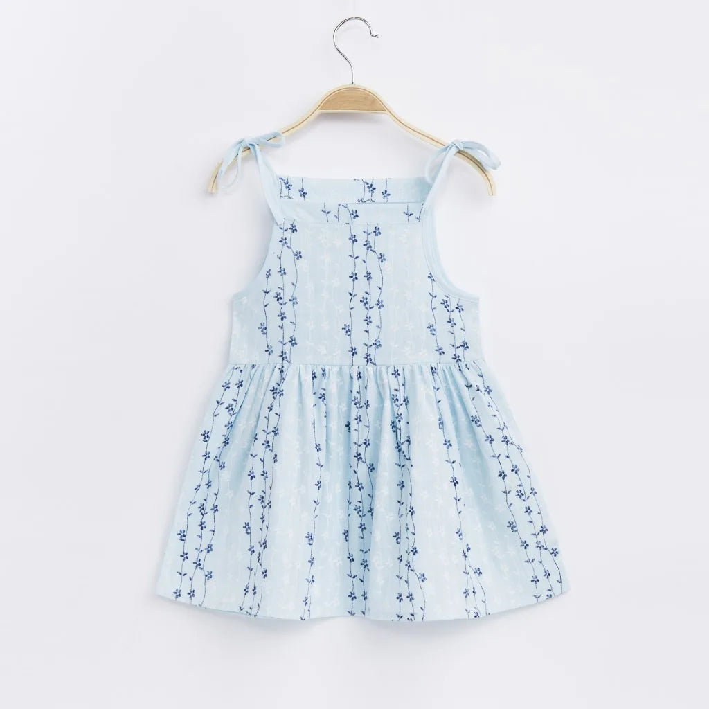 Cotton Linen Strappy Dress – Lullaby