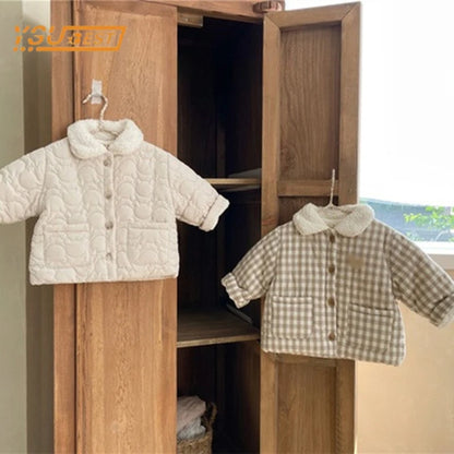 Cotton Unisex Plaid Jacket – Autumn Collection 🍁