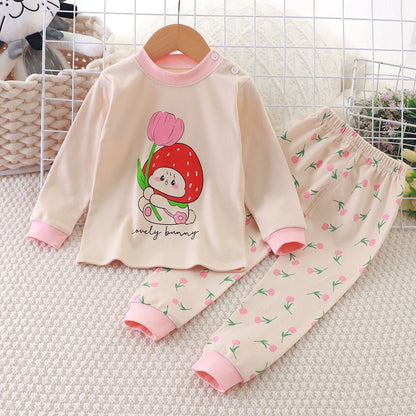 Cotton Animal Pajamas – Autumn Sleepwear