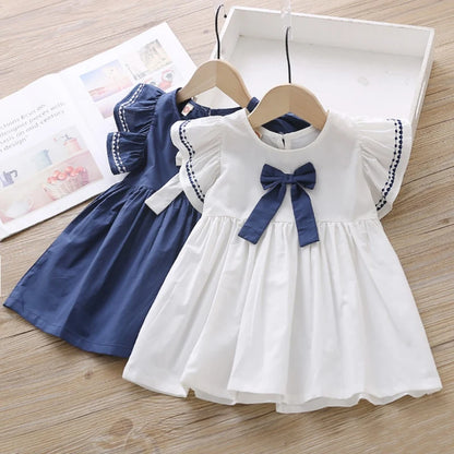 Lullaby Summer Bow Cotton Dress