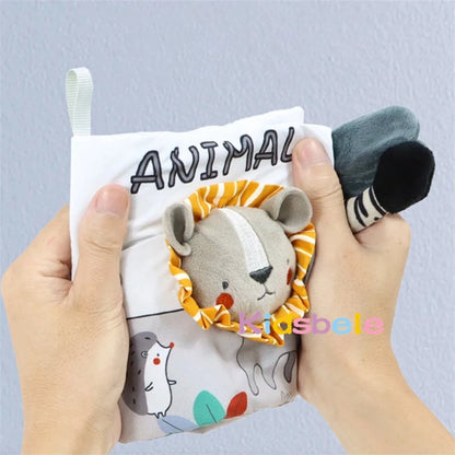 Baby Cloth Book – Soft Sensory Early Learning Toy (0–3 Years)