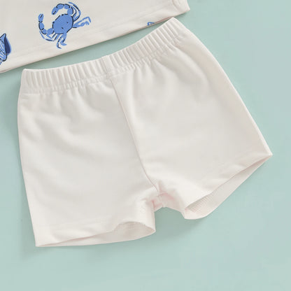 Lullaby Rash Guard Swim Set- 3Pcs
