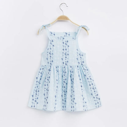 Cotton Linen Strappy Dress – Lullaby