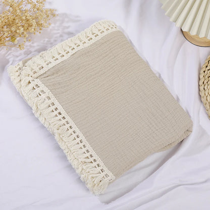 Lullaby Muslin Cotton Baby Blanket
