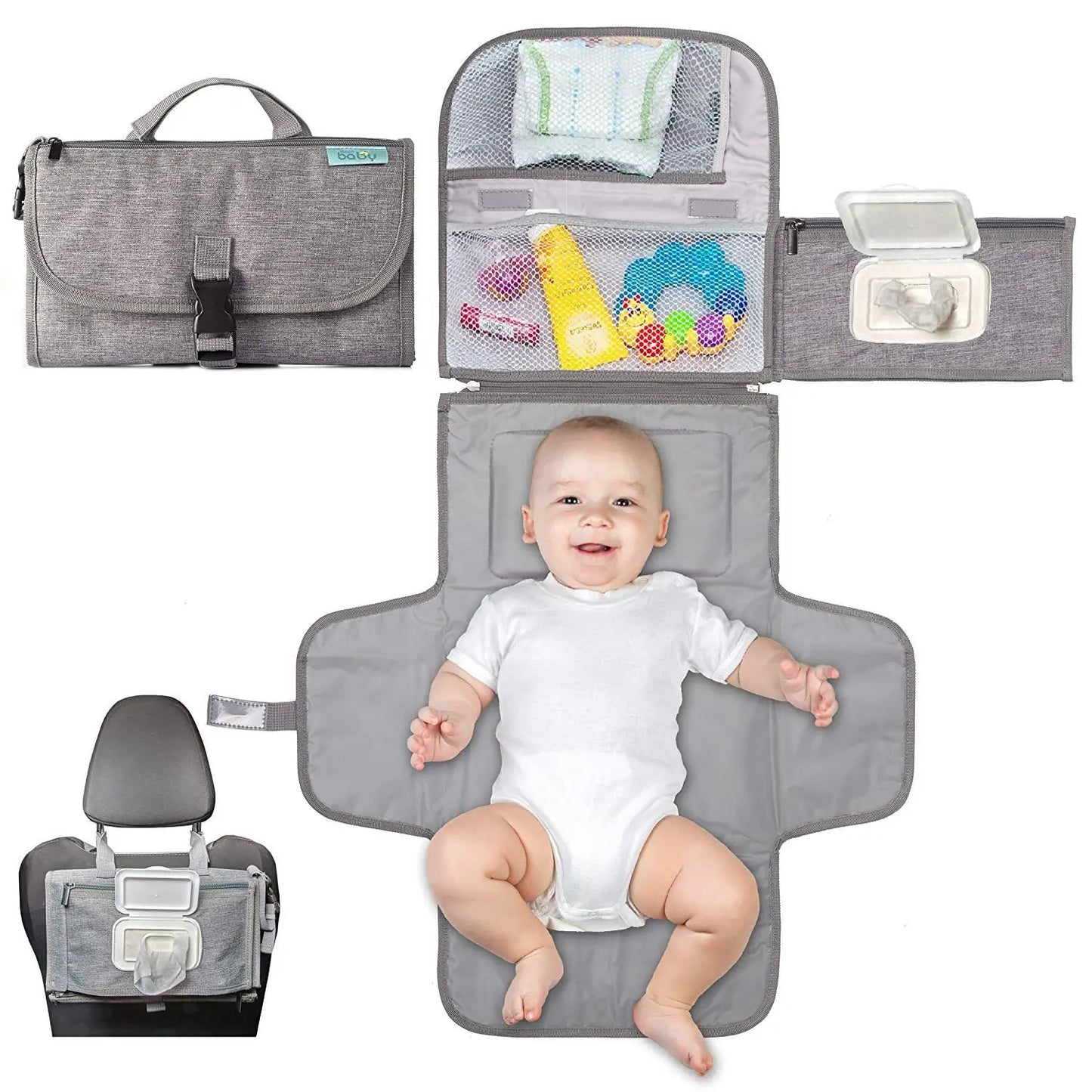 Portable Baby Changing Pad – Waterproof & Foldable