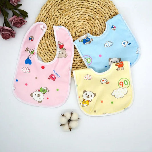 Soft and practical 5-Pcs bib set