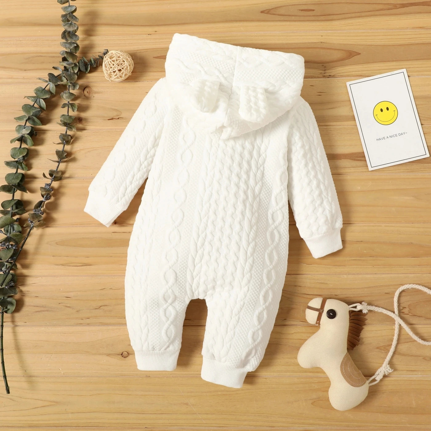 Hooded Romper – Autumn Collection 🍂