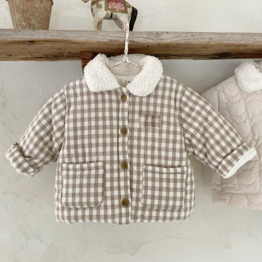 Cotton Unisex Plaid Jacket – Autumn Collection 🍁