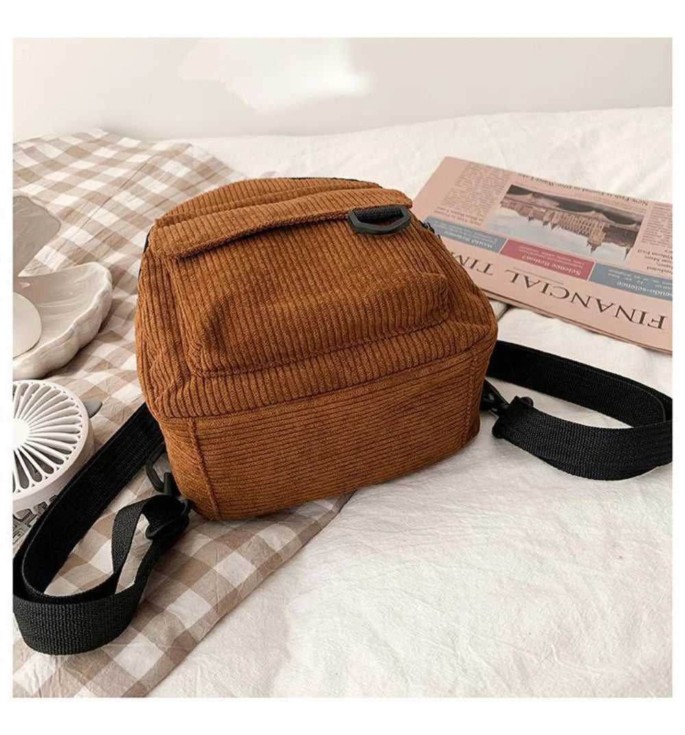Mini Corduroy Backpack – Unisex