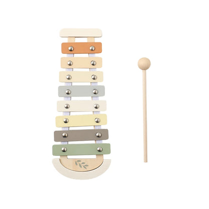 Wooden Musical Instrument Toy – Xylophone, Beads & Drum
