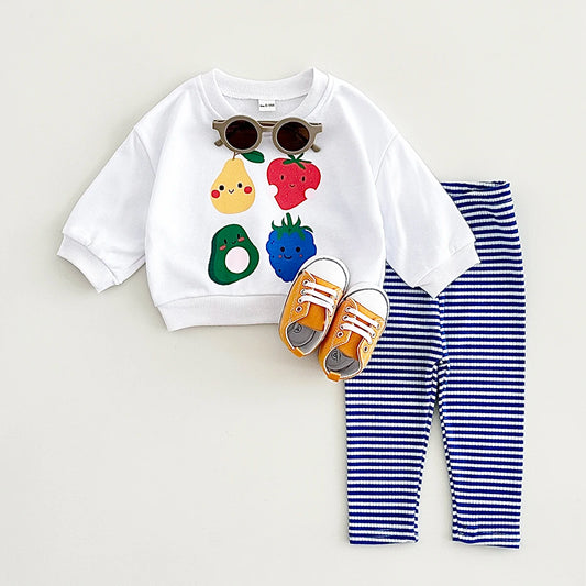 Fruit Print Set – Cotton Blend Autumn Collection