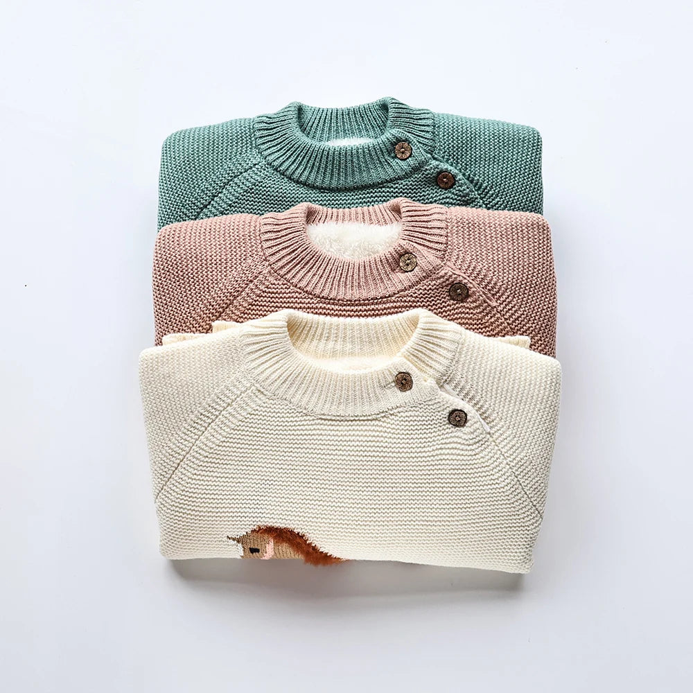 Cotton Knit Sweater – Autumn Collection 🍂
