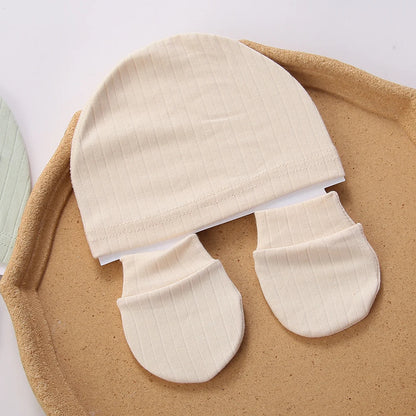Unisex Baby Knit Cap – Set