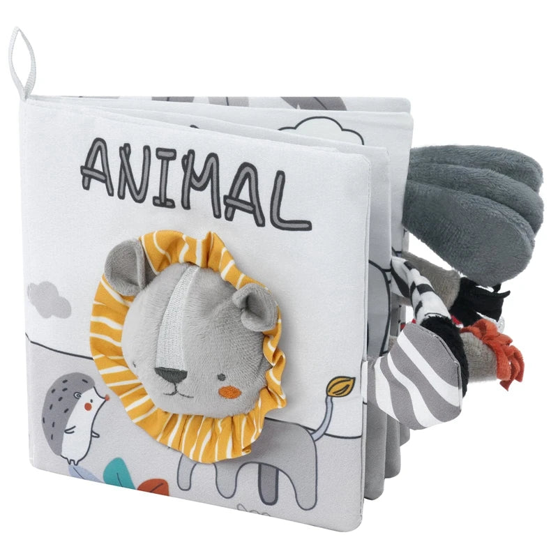 Baby Cloth Book – Soft Sensory Early Learning Toy (0–3 Years)
