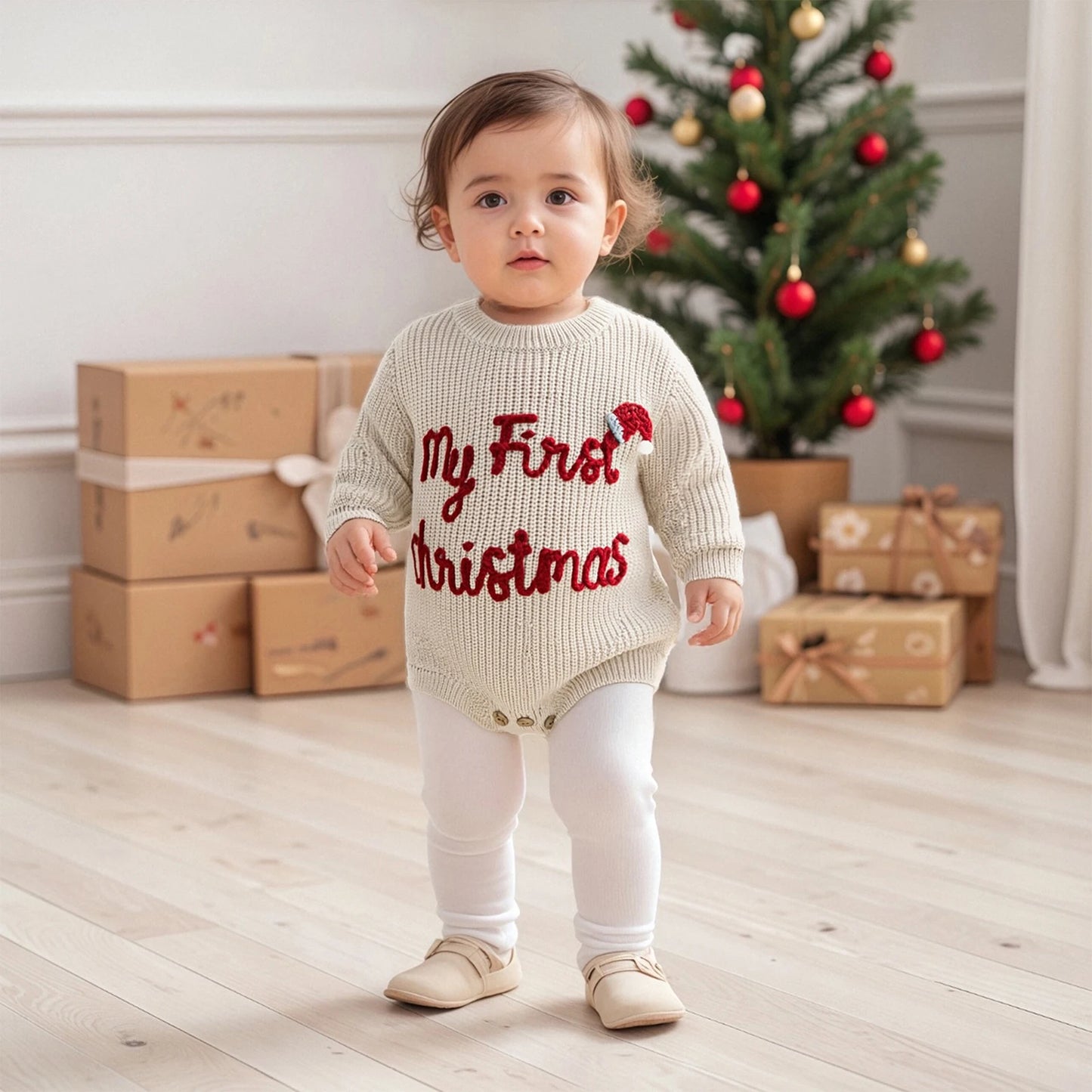 My First Christmas Baby - Unisex Christmas Sweater
