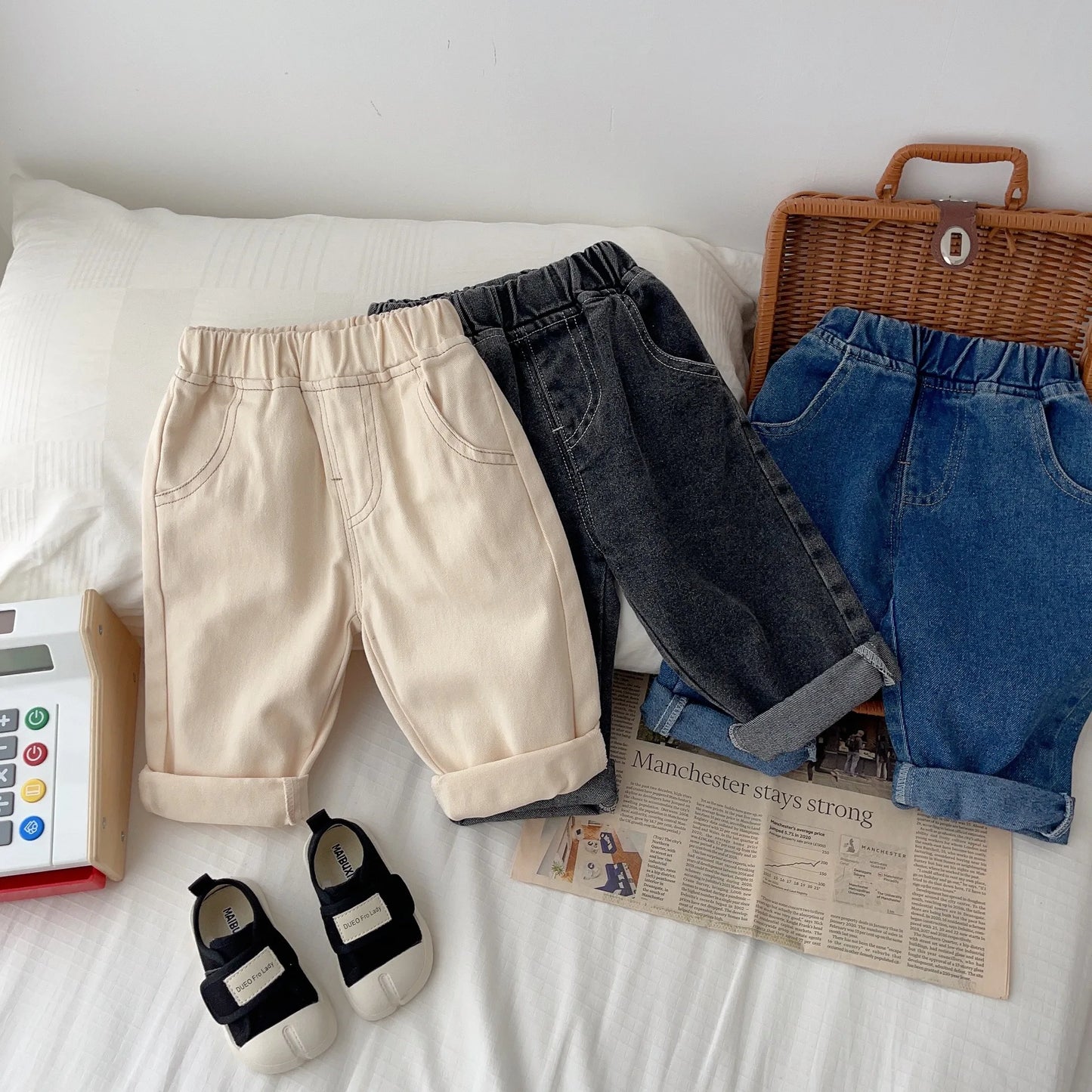 Baby & Toddler Jeans – Unisex Loose Fit