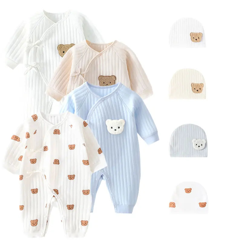 Lullaby Cotton Baby Romper – Full Sleeve Jumpsuit