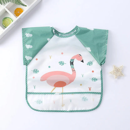 Baby Waterproof Short-Sleeve Bib