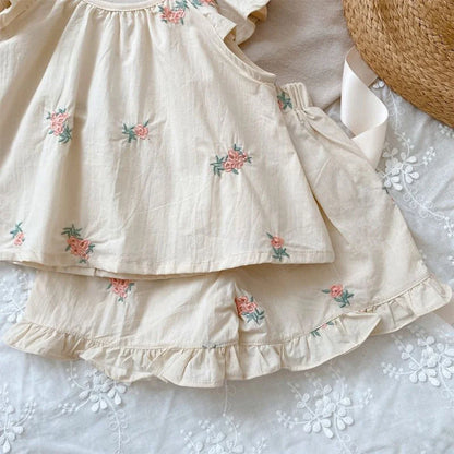 Soft and Airy Floral Cotton Set - 2Pcs