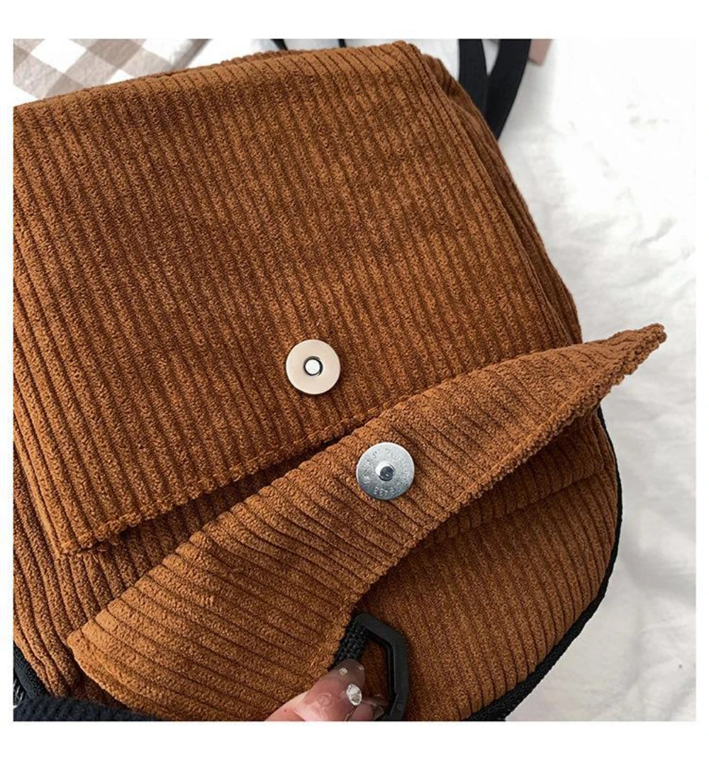 Mini Corduroy Backpack – Unisex
