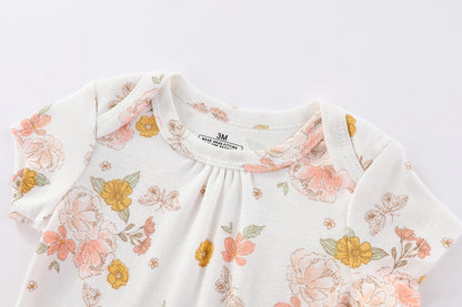Lullaby Cotton Cute Baby Bodysuit - 5 Piece Set