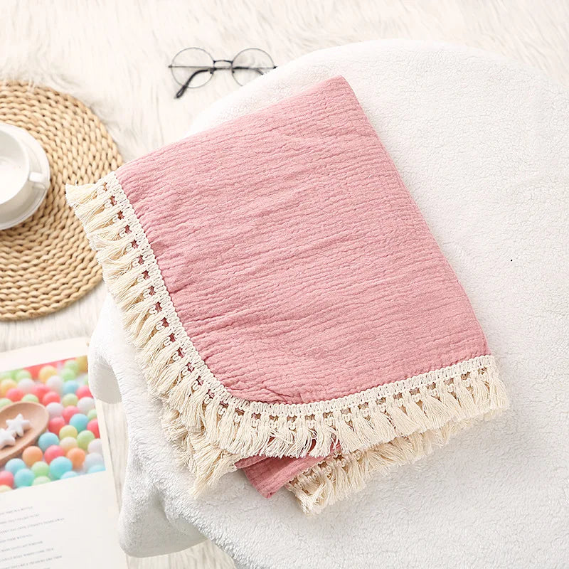 Lullaby Muslin Cotton Baby Blanket