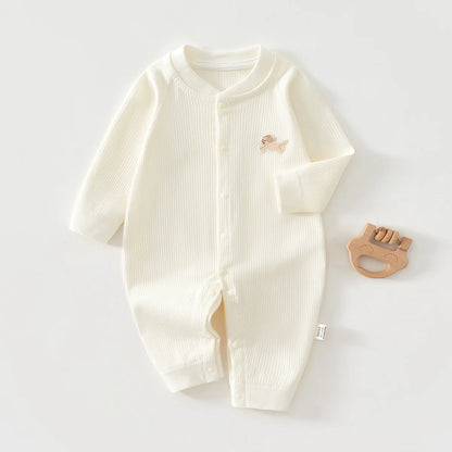 100% Cotton Romper – Unisex Long Sleeve🍂