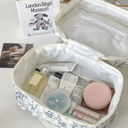 Vintage Floral  Toiletry Bag – Practical & Stylish for Parents
