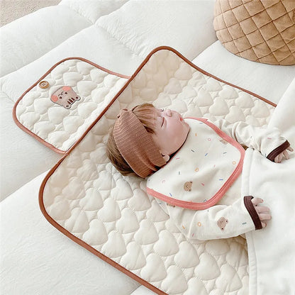 Foldable Waterproof Baby Changing Pad – Large 70×50 cm