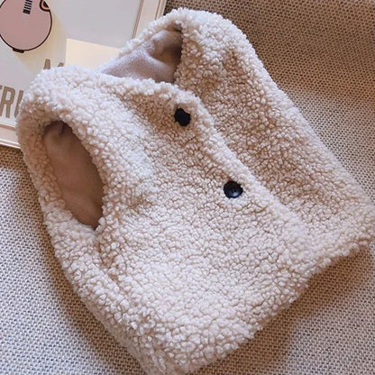 Plush Lamb Wool Vest – Autumn Collection 🍂