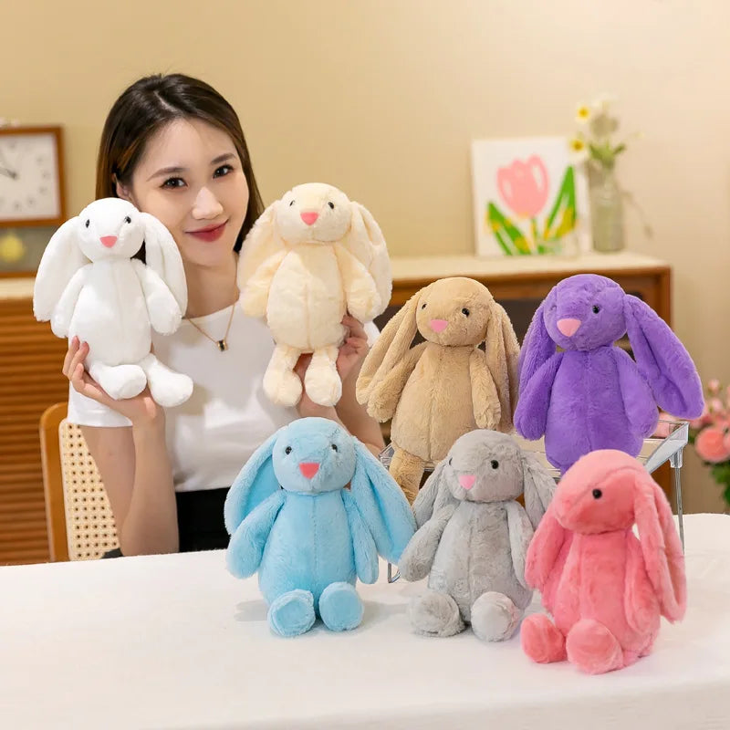 Plush Long-Eared Bunny
