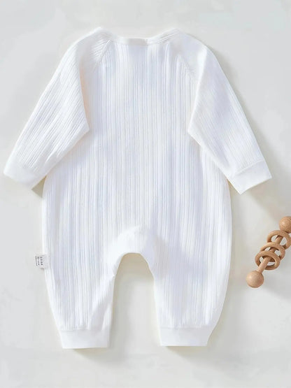 Lullaby Cotton Baby Romper – Full Sleeve Jumpsuit