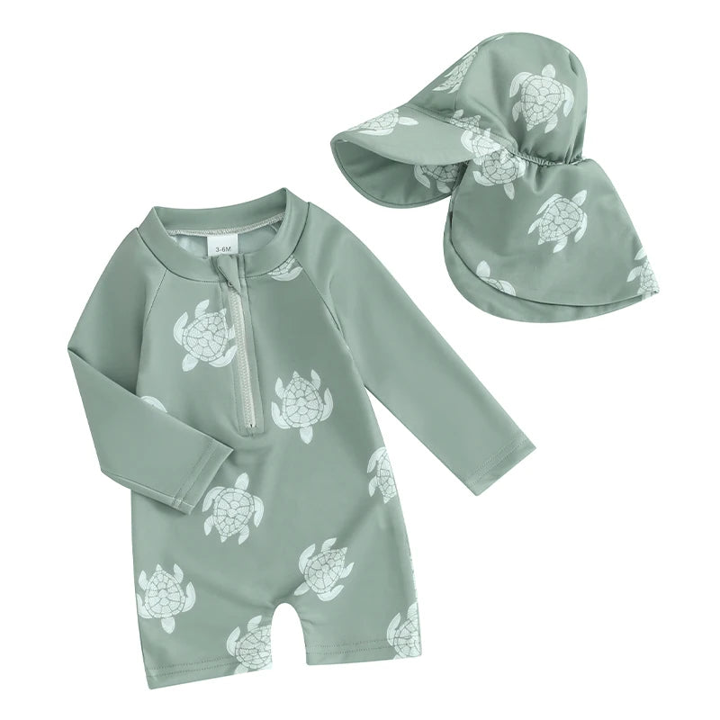 Lullaby Swimsuit with Swim Cap